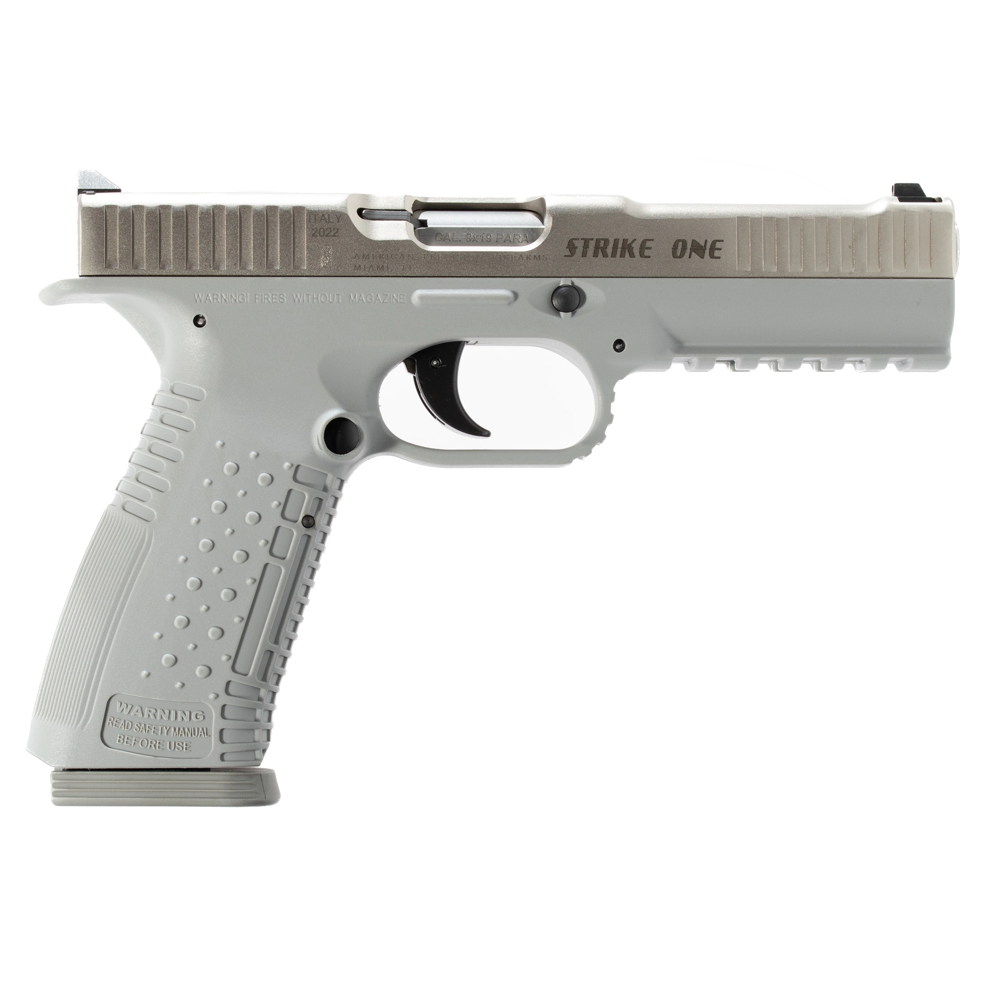 AMPF STRIKE ONE 9MM 5" 17RD SILVER - Image 2