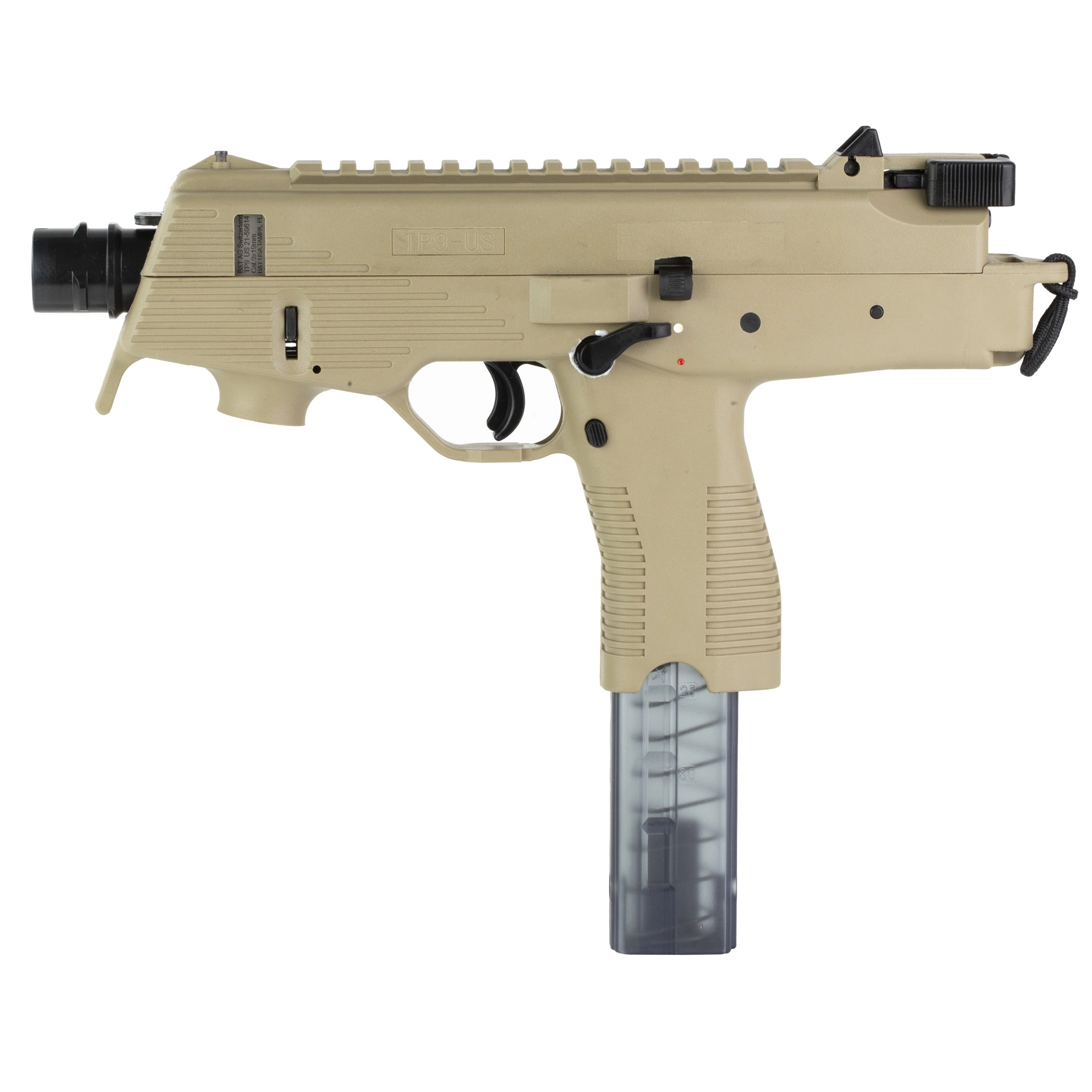 B&T TP9-N PSTL 9MM 5.1" 30RD TAN - TP9-N | FrontLine Armoury - Gun shop FL