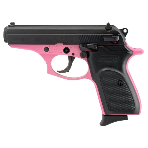 BERSA THNDR 380 BLK/PINK 3.5" 8RD - Thunder | FrontLine Armoury - Gun shop FL