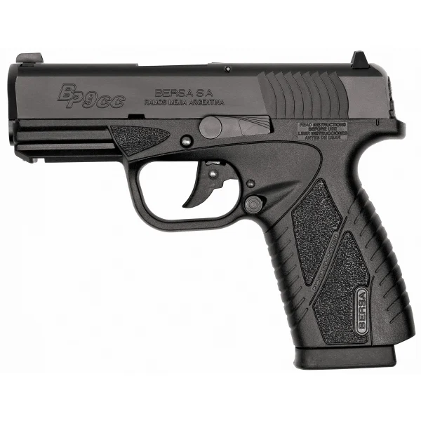 BERSA BP CC 9MM 3.2" BL 8RD - BP Conceal Carry | FrontLine Armoury - Gun shop FL
