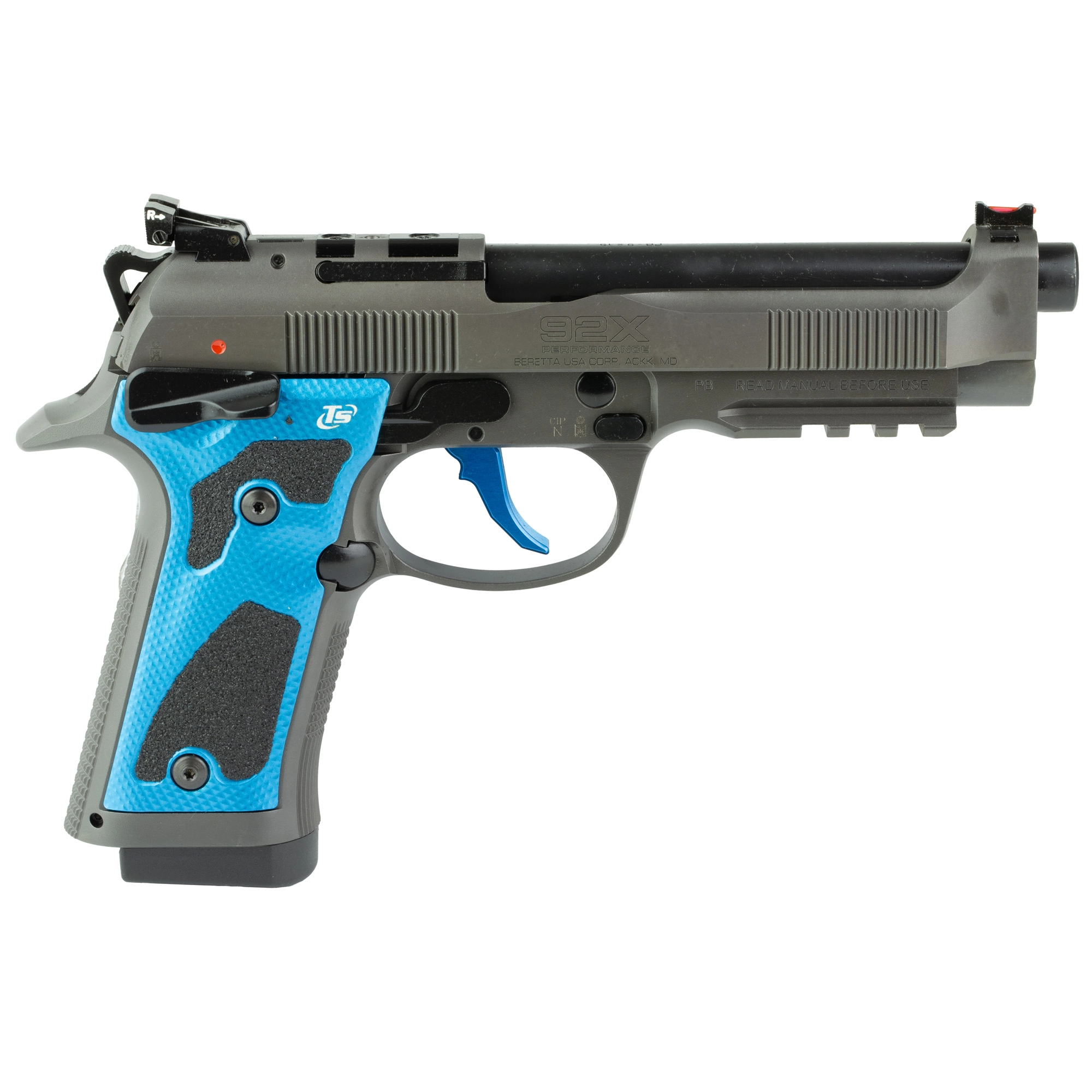 BERETTA 92X PERF CARRY 9MM 18RD BLUE - Image 2