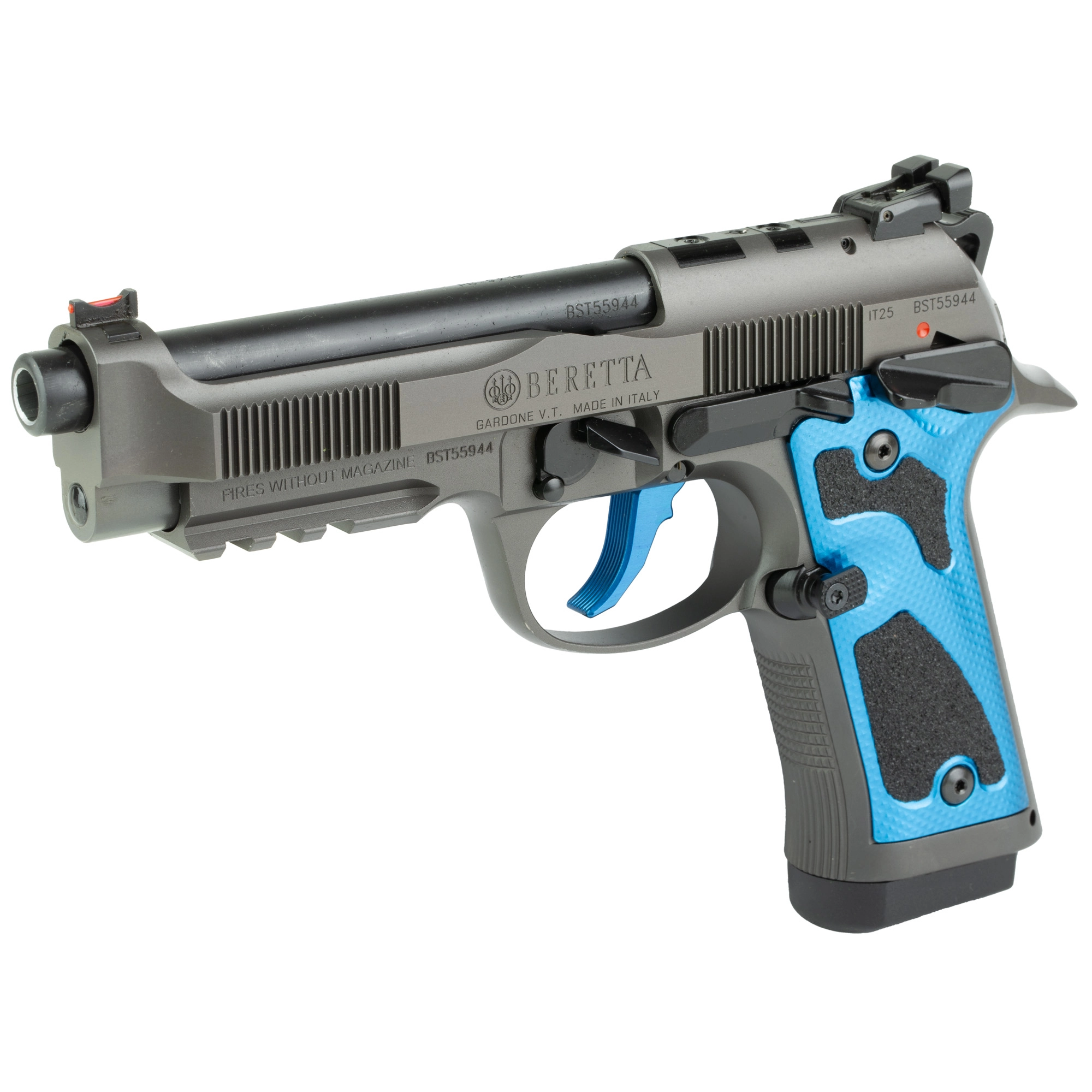 BERETTA 92X PERF CARRY 9MM 18RD BLUE - Image 3