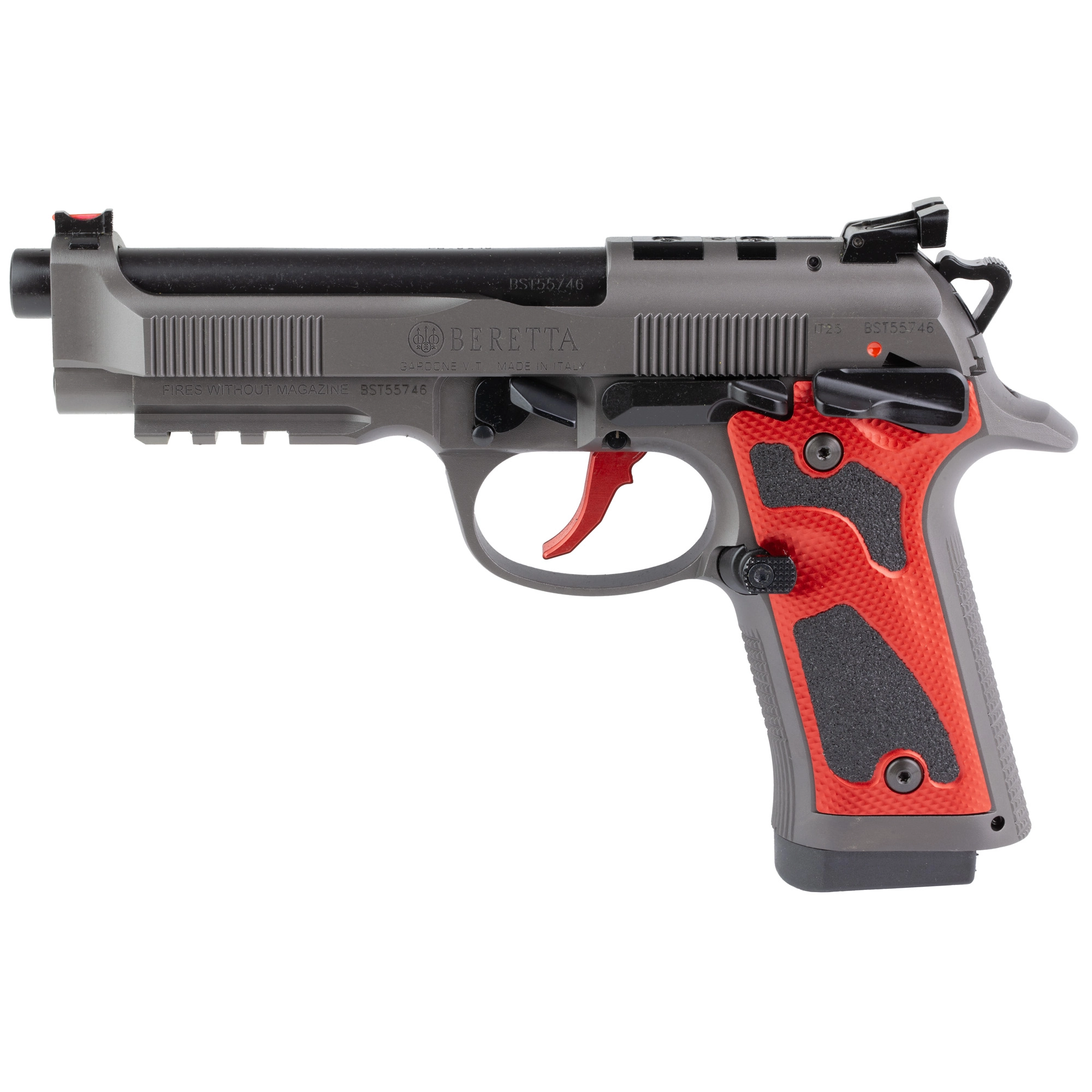 BERETTA 92X PERF CARRY 9MM 18RD RED - 92XI | FrontLine Armoury - Gun shop FL