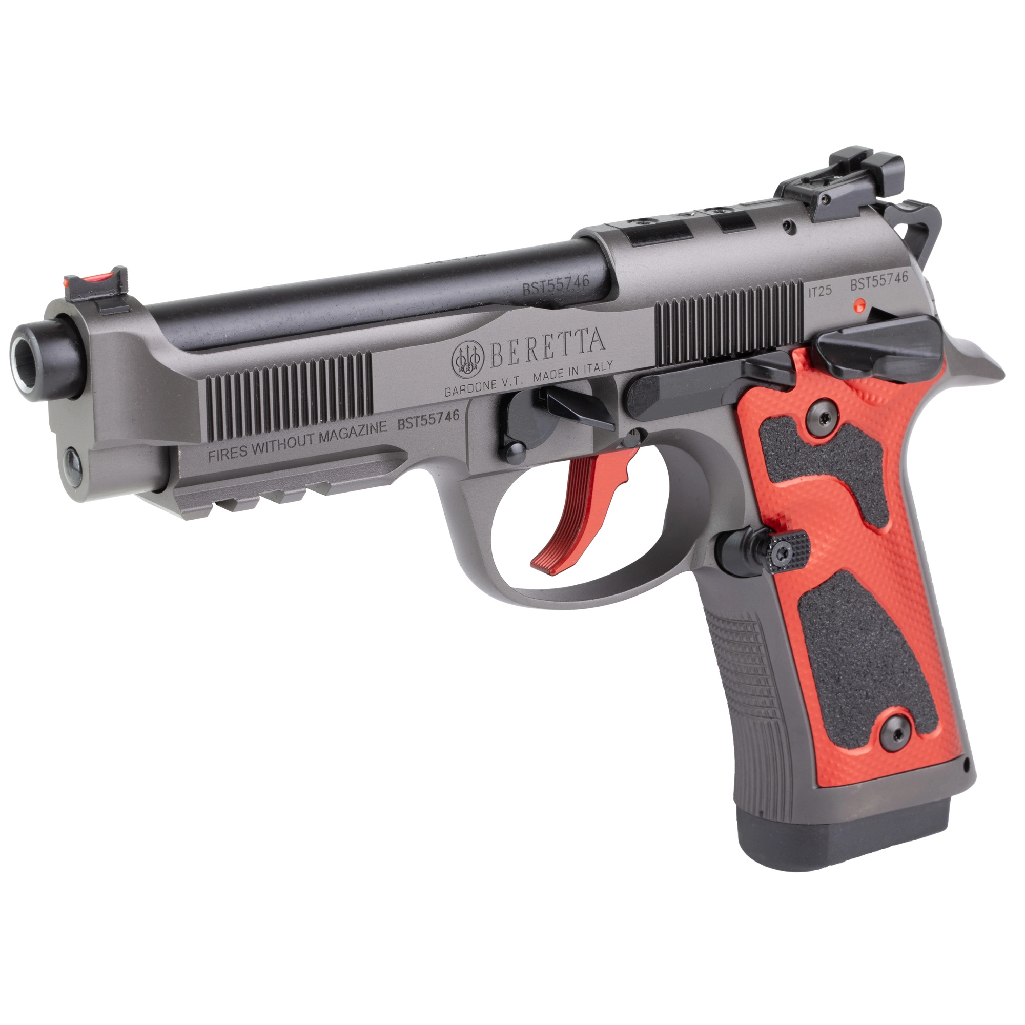 BERETTA 92X PERF CARRY 9MM 18RD RED - Image 3