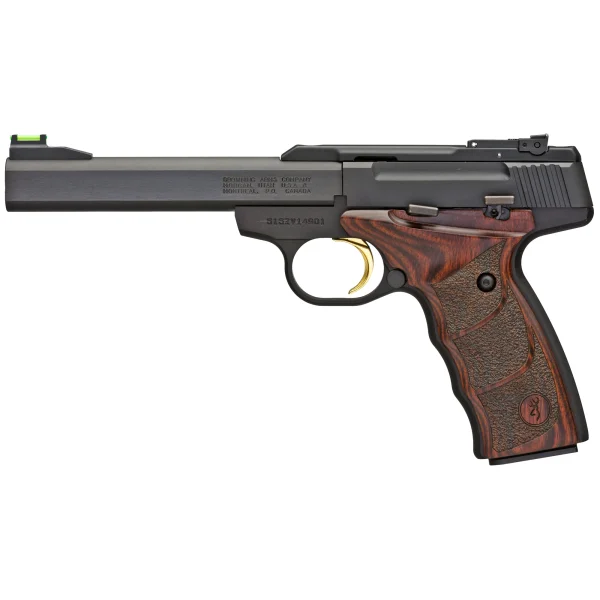 BRN BM PLUS ROSEWOOD 22LR 5.5" 10RD - Buck Mark | FrontLine Armoury - Gun shop FL