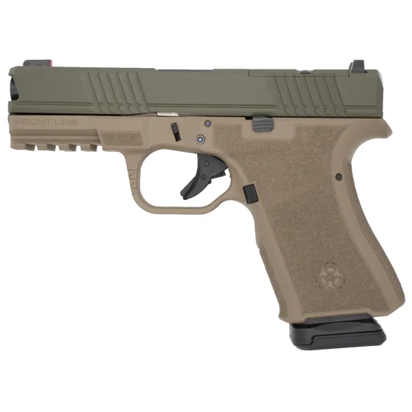 BRO FRONTLINE 9MM 4" 15RD FDE/ODG - Frontline | FrontLine Armoury - Gun shop FL
