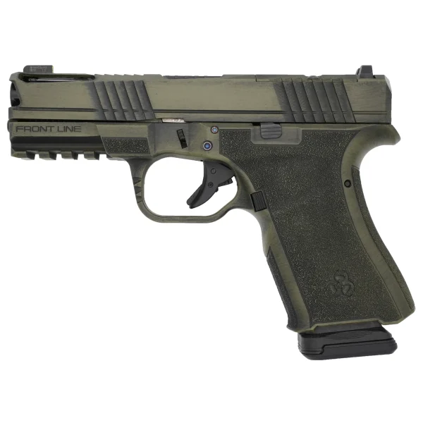 BRO FRONTLINE+ 9MM 4" 15RD BW GREEN - Frontline + | FrontLine Armoury - Gun shop FL
