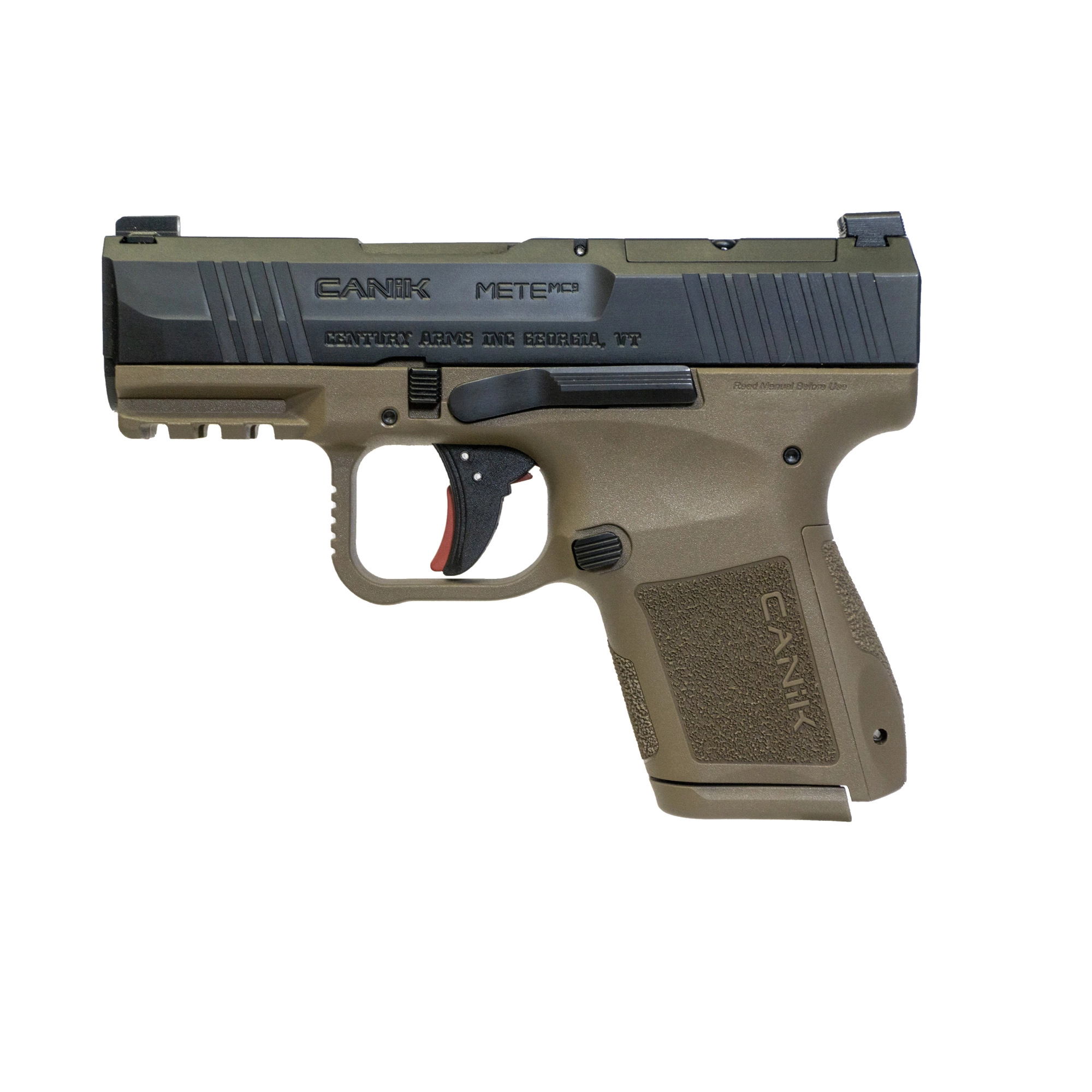 CANIK METE MC9 9MM 10RD FDE/BLK CA - METE MC9 | FrontLine Armoury - Gun shop FL