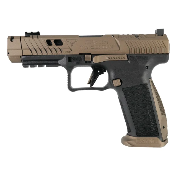 CANIK TTI COMBAT 9MM 4.6" 18RD BRZ - TTI Combat | FrontLine Armoury - Gun shop FL