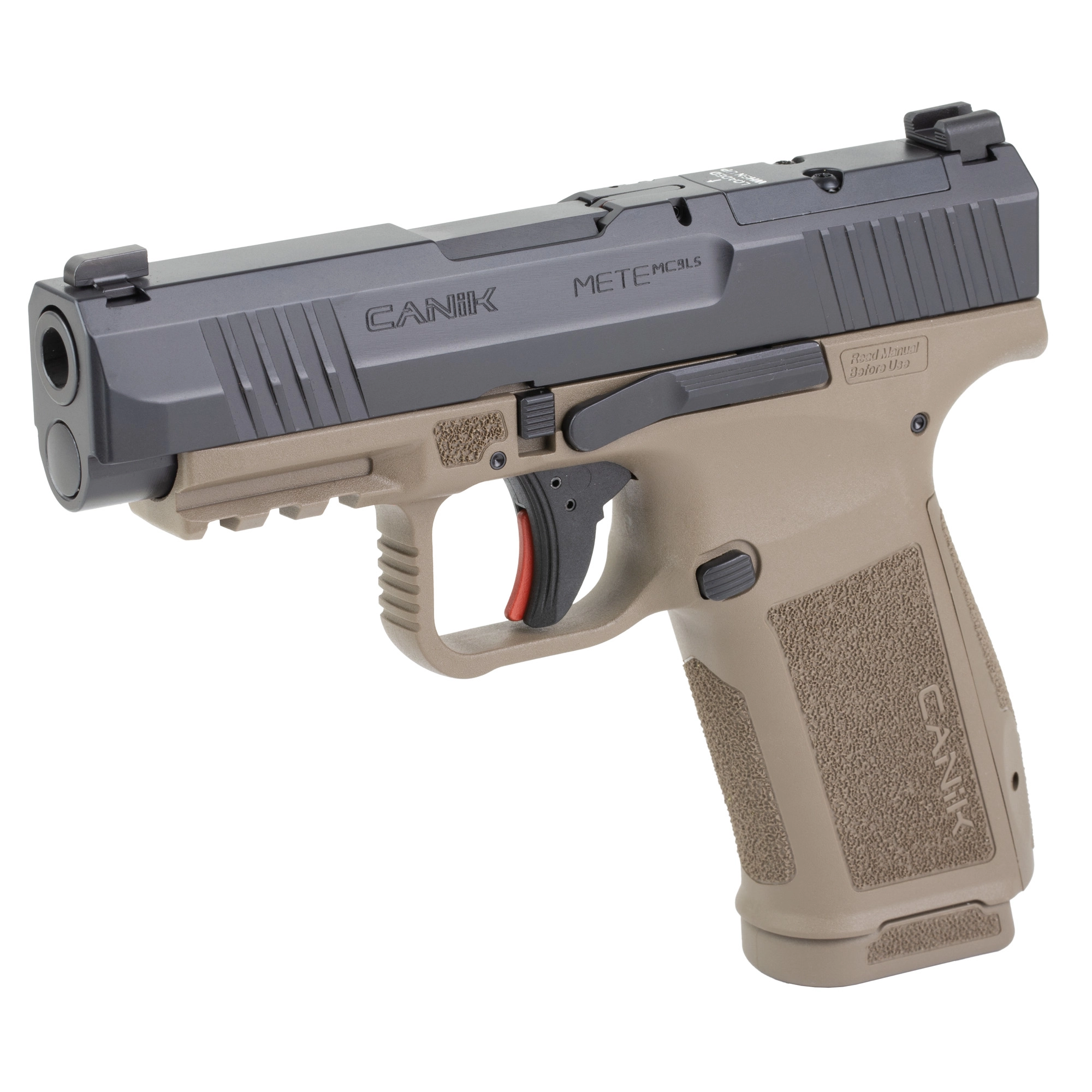 CANIK MC9LS 9MM 3.64" 10RD BK/FDE CA - Image 3
