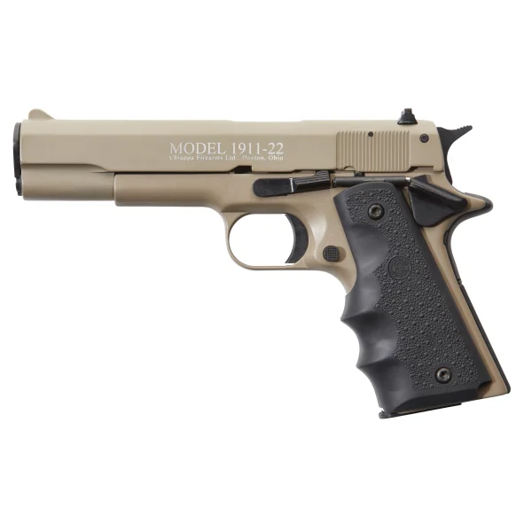 CHIAPPA 1911 22LR 5" 10RD TAN BLEM - 1911 | FrontLine Armoury - Gun shop FL