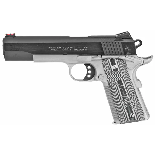 COLT GOVT COMP 45ACP 5" 8RD STS/BL - Competition Plus | FrontLine Armoury - Gun shop FL