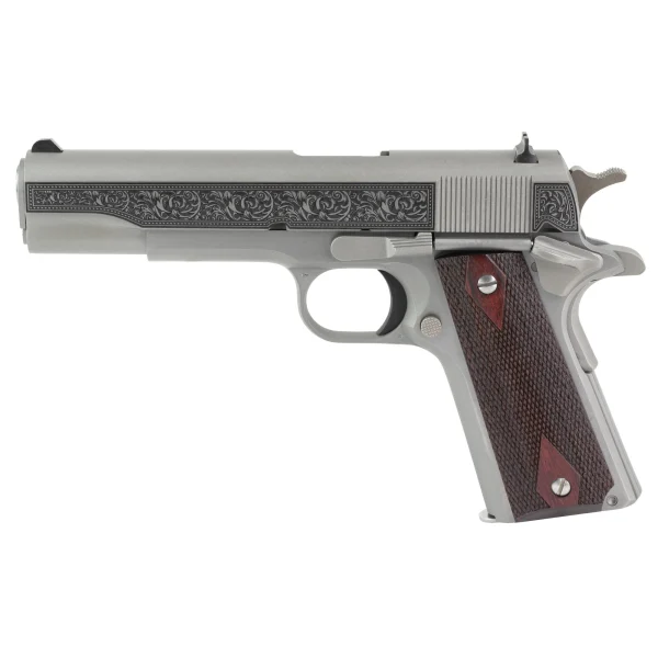 COLT 1911C GOVT 38SUP 5" STS ENGRAVD - 1911 Classic | FrontLine Armoury - Gun shop FL