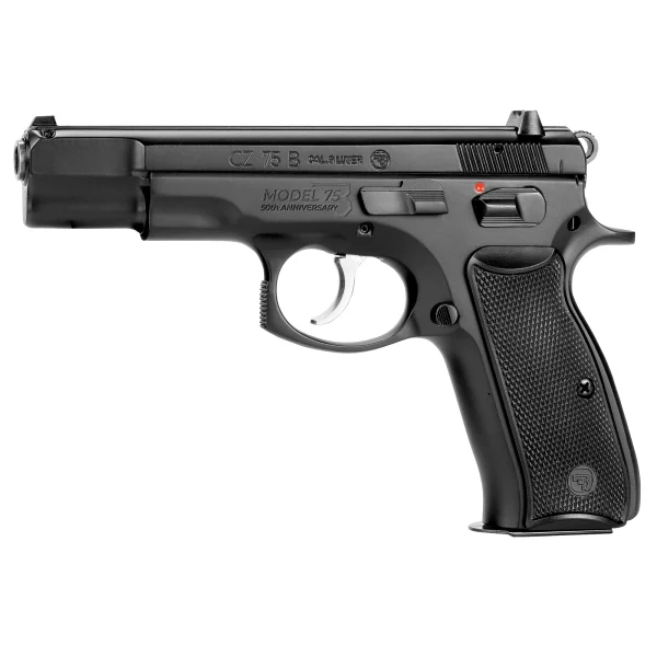 CZ 75B 50TH ANNIV ELT 9MM 10RD MS BK - 75B | FrontLine Armoury - Gun shop FL