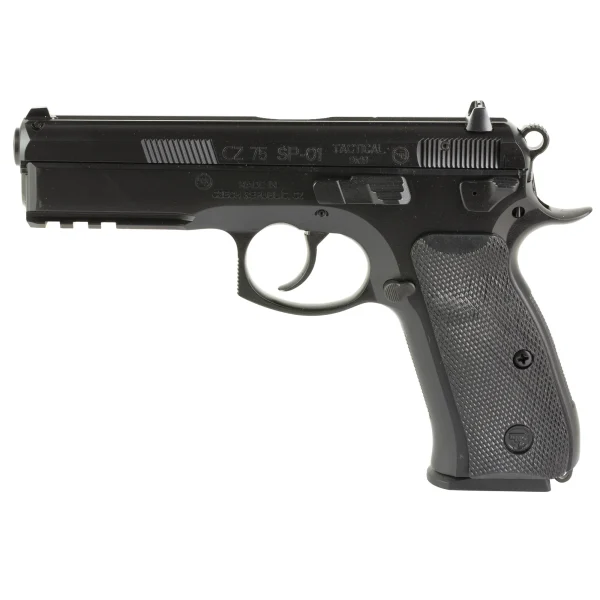 CZ 75 SP-01 TAC 9MM 4.6" BLK 10RD FO - SP-01 | FrontLine Armoury - Gun shop FL
