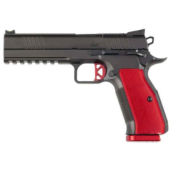 DW DWX 9MM 4.95" BLK/RED FOS OR 19RD - DWX | FrontLine Armoury - Gun shop FL
