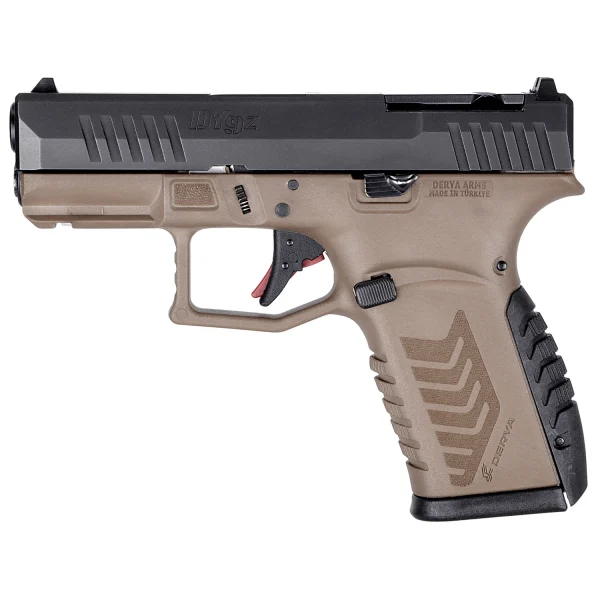 DERYA DY9Z 9MM 3.5" 15RD BROWN - DY9Z | FrontLine Armoury - Gun shop FL