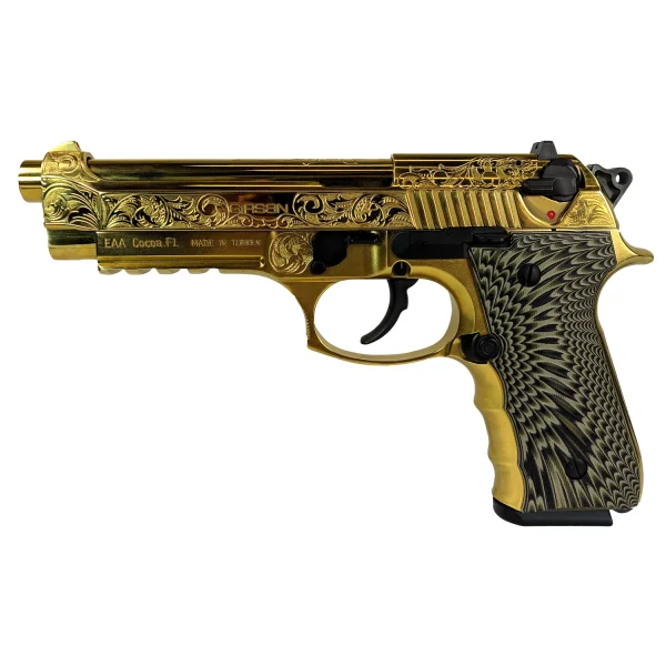 GIRSAN REGARD DLX 9MM 4.9" 18RD GOLD - REGARD DLX | FrontLine Armoury - Gun shop FL