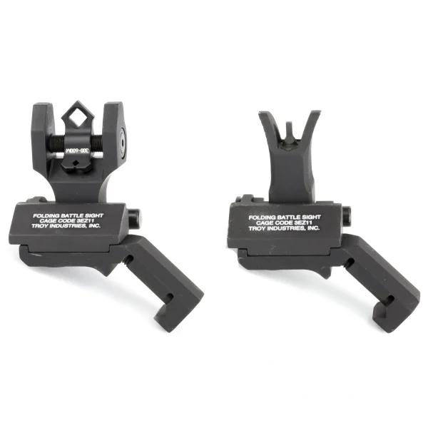 TROY FLDNG M4 FRNT OFFSET SGHT BLK - 45 Degree | FrontLine Armoury - Gun shop FL