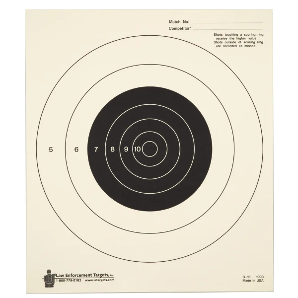 ACTION TGT BULLSEYE TAG PAPER 100PK - Bulls-Eye | FrontLine Armoury - Gun shop FL
