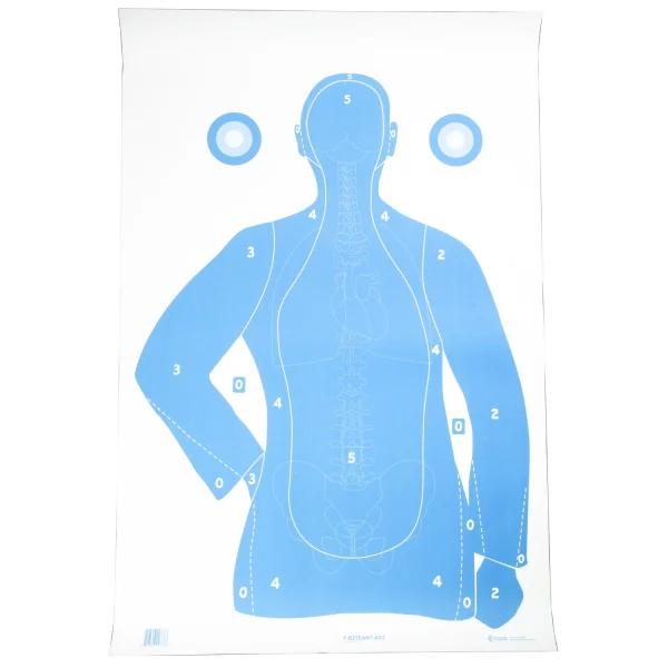 ACTION TGT B-21E VITAL BLU 100PK - B-21E Qualification Target | FrontLine Armoury - Gun shop FL