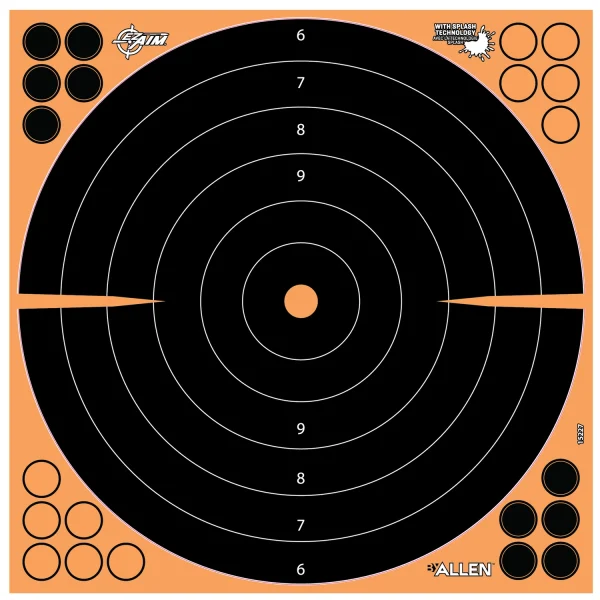 ALLEN EZ AIM 16"X16" BULLSEYE 5PK - EZ AIM Adhesive | FrontLine Armoury - Gun shop FL