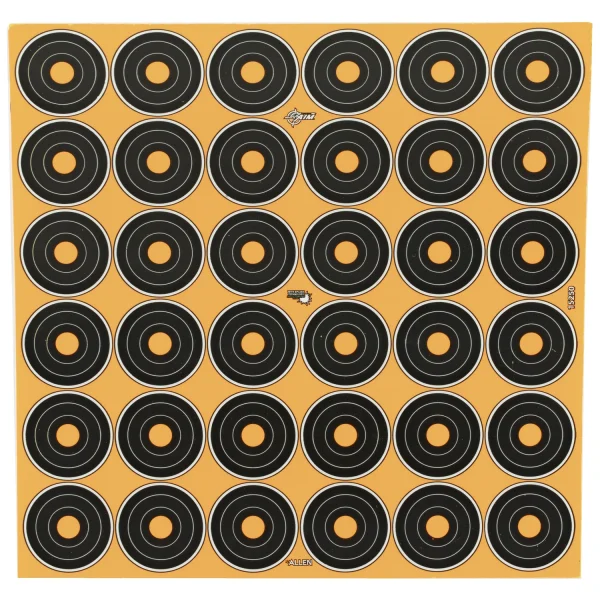 ALLEN EZ AIM 1" BULLSEYE 12 SHEETS - EZ AIM Adhesive | FrontLine Armoury - Gun shop FL