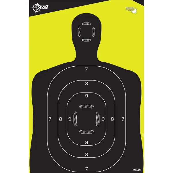 ALLEN EZ AIM 12"X18" SILHOUETTE 5PK - EZ AIM Non-Adhesive | FrontLine Armoury - Gun shop FL
