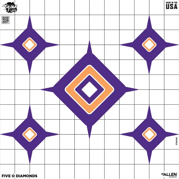 ALLEN EZ AIM 12"X12" DIALING IN 9PK - EZ Aim | FrontLine Armoury - Gun shop FL