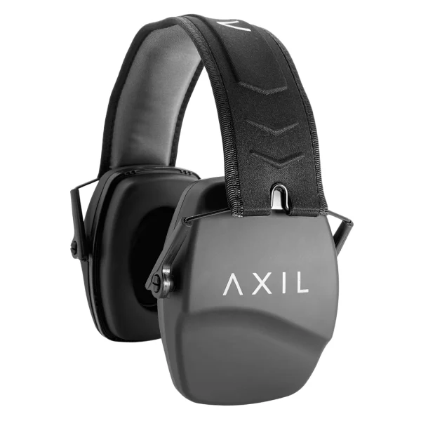 AXIL TRACKR PASSIVE EARMUFFS BLACK - TRACKR Passive | FrontLine Armoury - Gun shop FL