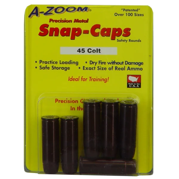 AZOOM SNAP CAPS 45C 6/PK -  | FrontLine Armoury - Gun shop FL