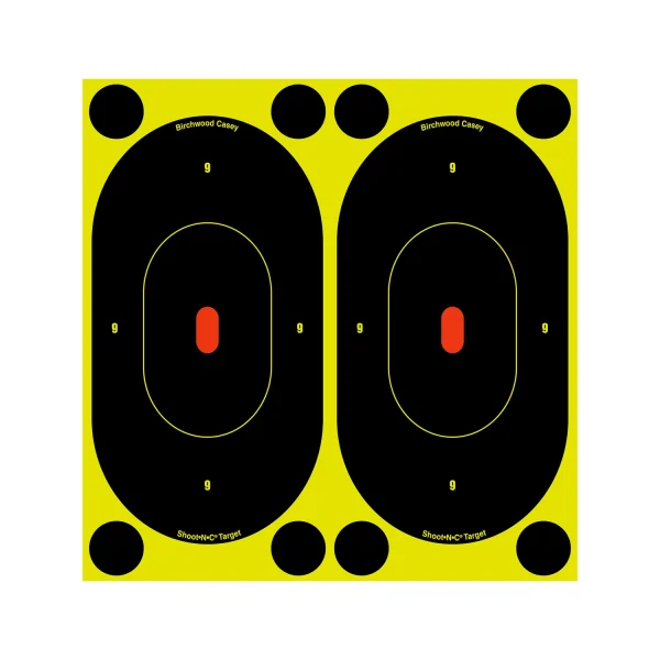 B/C SHT-N-C OVAL TGT 12-7" - B24-12 | FrontLine Armoury - Gun shop FL