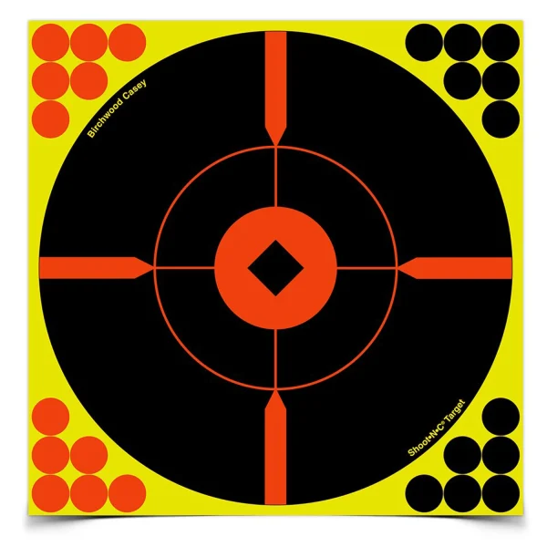 B/C SHT-N-C CRSHR-BULLSEYE TGT 6-8" - BMW-6 | FrontLine Armoury - Gun shop FL