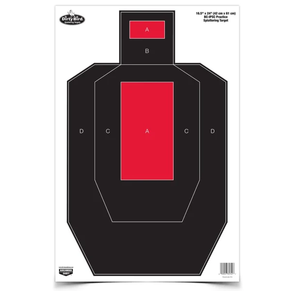 B/C DIRTY BIRD IPSC PRCTCE TRGT 3PK - Dirty Bird | FrontLine Armoury - Gun shop FL