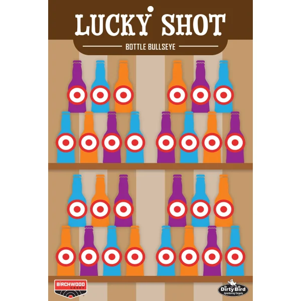 B/C DIRTY BIRD LUCK SHOT BOTTLES 6PK - Dirty Bird | FrontLine Armoury - Gun shop FL
