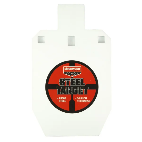 B/C 1/3 IPSC SILHOUETTE TARGET WHT - AR500 Gong | FrontLine Armoury - Gun shop FL
