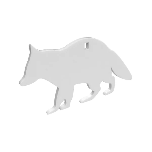 B/C AR500 3/8" SILHOUETTE RACOON WHT - AR500 Gong | FrontLine Armoury - Gun shop FL