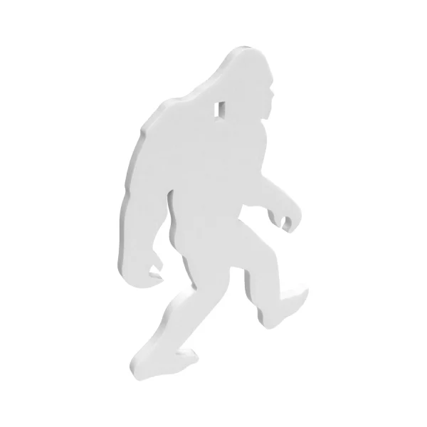 B/C AR500 3/8" SILHOUETTE YETI WHT - AR500 Gong | FrontLine Armoury - Gun shop FL