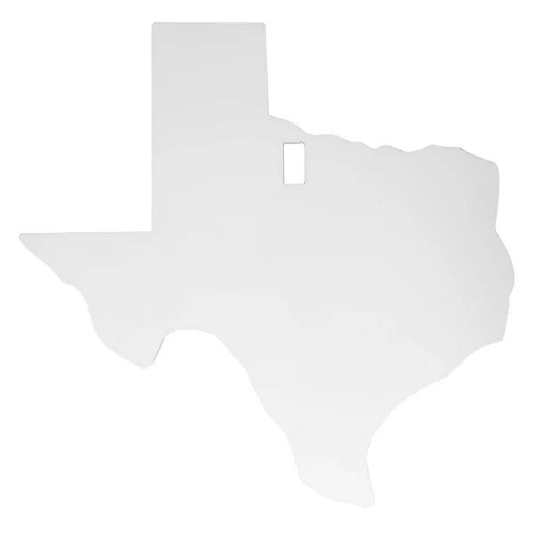 B/C AR500 3/8" SILHOUETTE TEXAS WHT - AR500 Gong | FrontLine Armoury - Gun shop FL