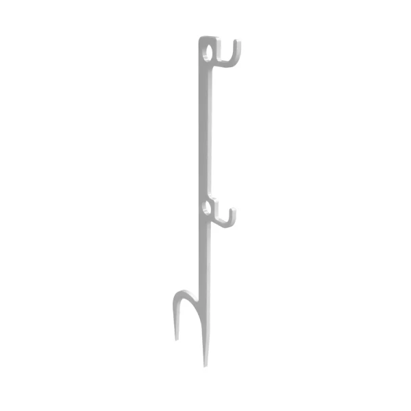 B/C STEEL TARGET HANGER WHITE 2 HOOK - Steel Target Hanger | FrontLine Armoury - Gun shop FL