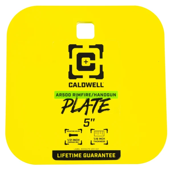 CALDWELL AR500 1/4" RF/HG 5" GONG - AR500 | FrontLine Armoury - Gun shop FL