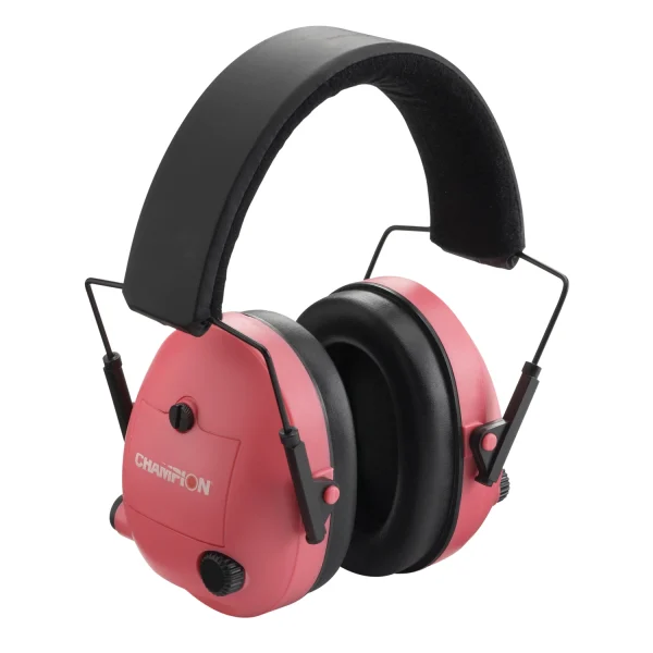 CHAMPION ELECTRONIC EAR MUFFS PINK -  | FrontLine Armoury - Gun shop FL