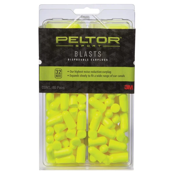 PELTOR SPORTBLAST DISP EARPLG 80PAIR - Sport Blasts | FrontLine Armoury - Gun shop FL