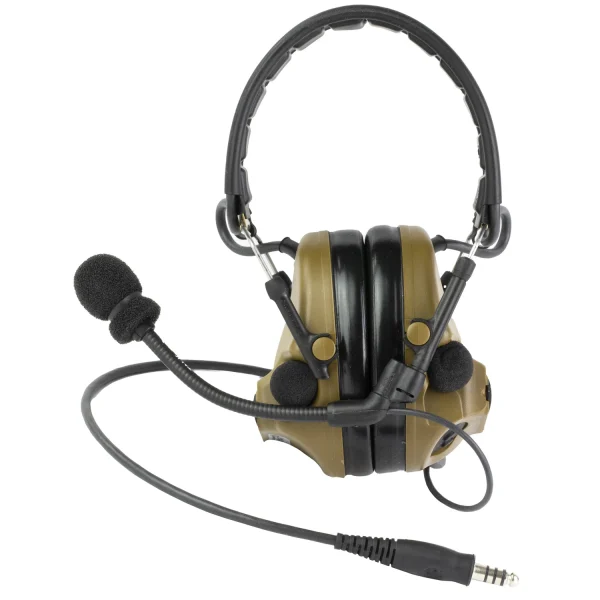 PELTOR COMTAC V HEADSET W/ MIC COY - ComTac V | FrontLine Armoury - Gun shop FL
