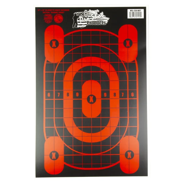 PRO-SHOT TARGET 12"X18" TAC TRNG - Silhouette Insert | FrontLine Armoury - Gun shop FL