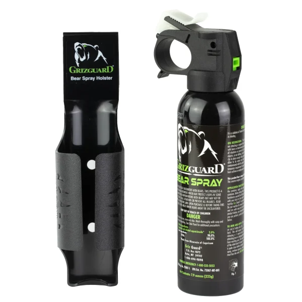 PS GRIZ GUARD SPRAY W/ HOLSTER 7.9OZ - Griz Guard | FrontLine Armoury - Gun shop FL