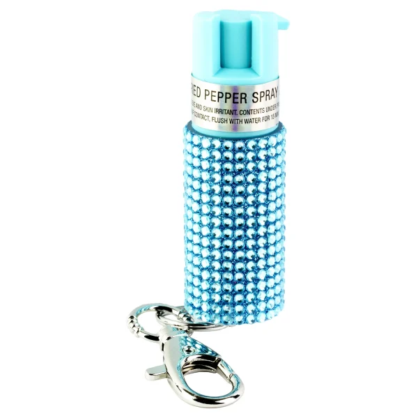 SABRE JEWELED SPRAY W/KEY RING TEAL - Jeweled | FrontLine Armoury - Gun shop FL
