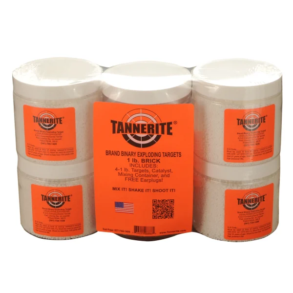 TANNERITE BRICK 1LB TRGT 4/PK - Brick | FrontLine Armoury - Gun shop FL