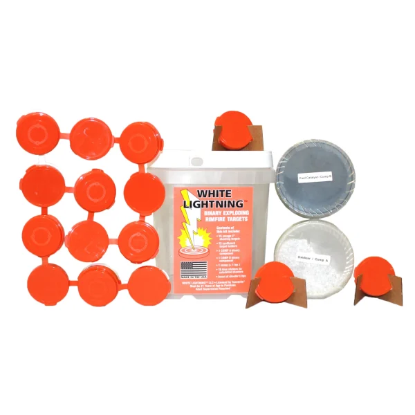 TANNERITE WHT LIGHTNING TRGT KIT - White Lightning Rimfire Target | FrontLine Armoury - Gun shop FL