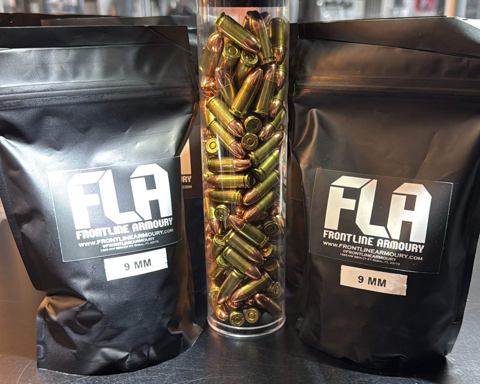 AMMO FLA 9MM 124GR 100 ROUND